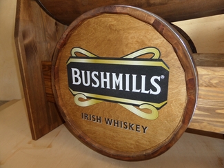 Front beczki z nadrukiem UV Bushmills